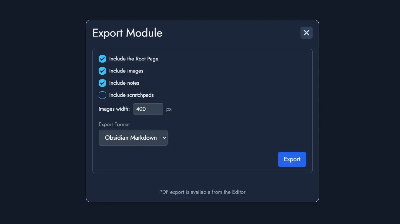 Screenshot of the Board